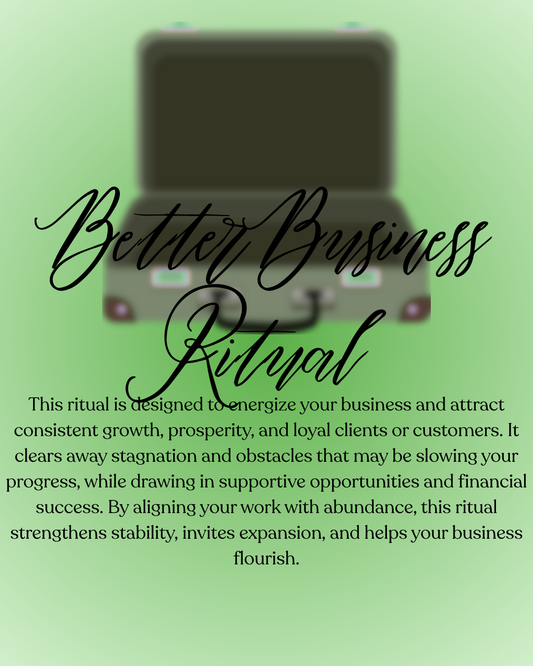Better Business Ritual